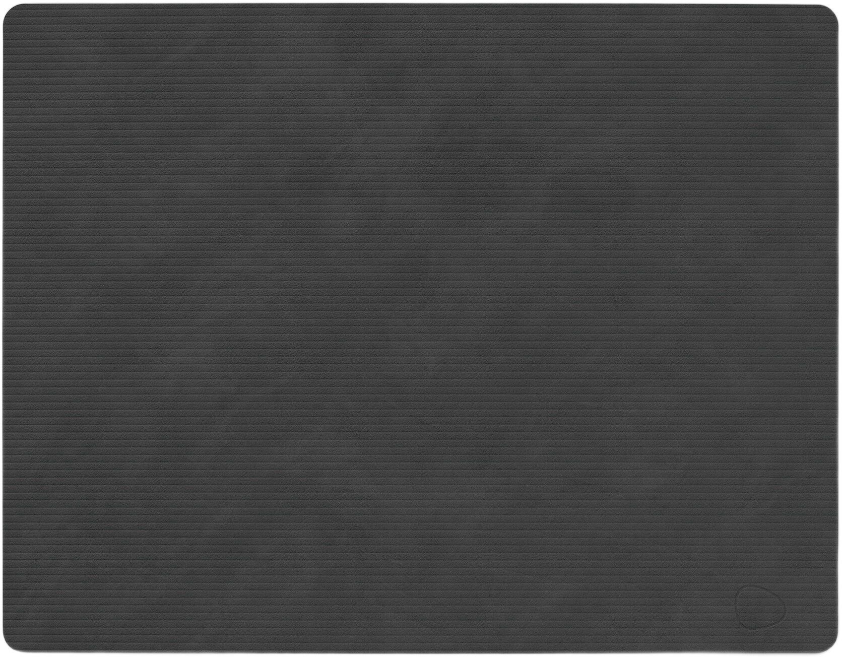 Table Mat Square L Corduroy Black