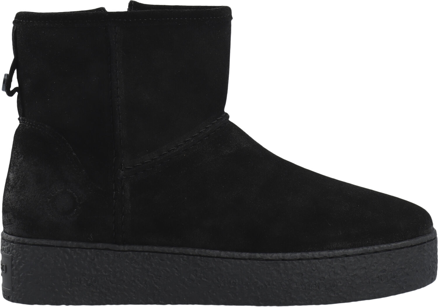 CASCAMILLA Boot W. Inside Zip Warm Lining Oil Suede