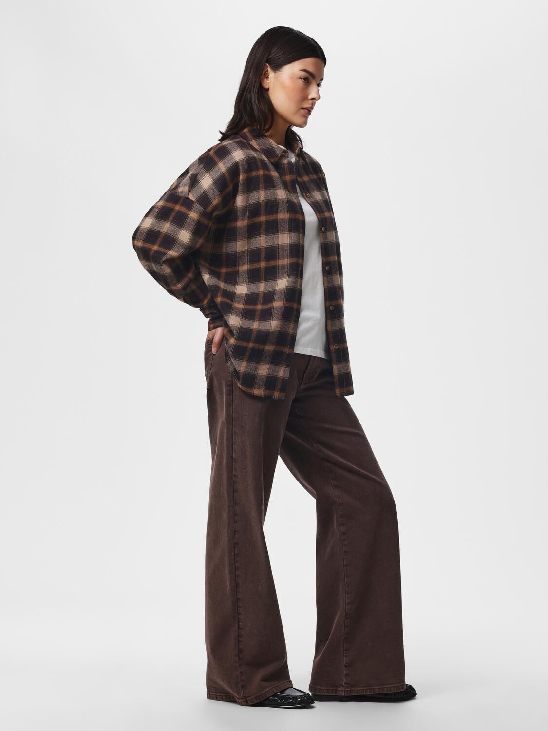 Pcjane Ls Oz Shirt Wvn D2D
