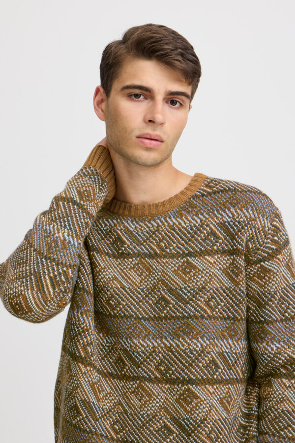 CFKLAES crew neck mulit knit