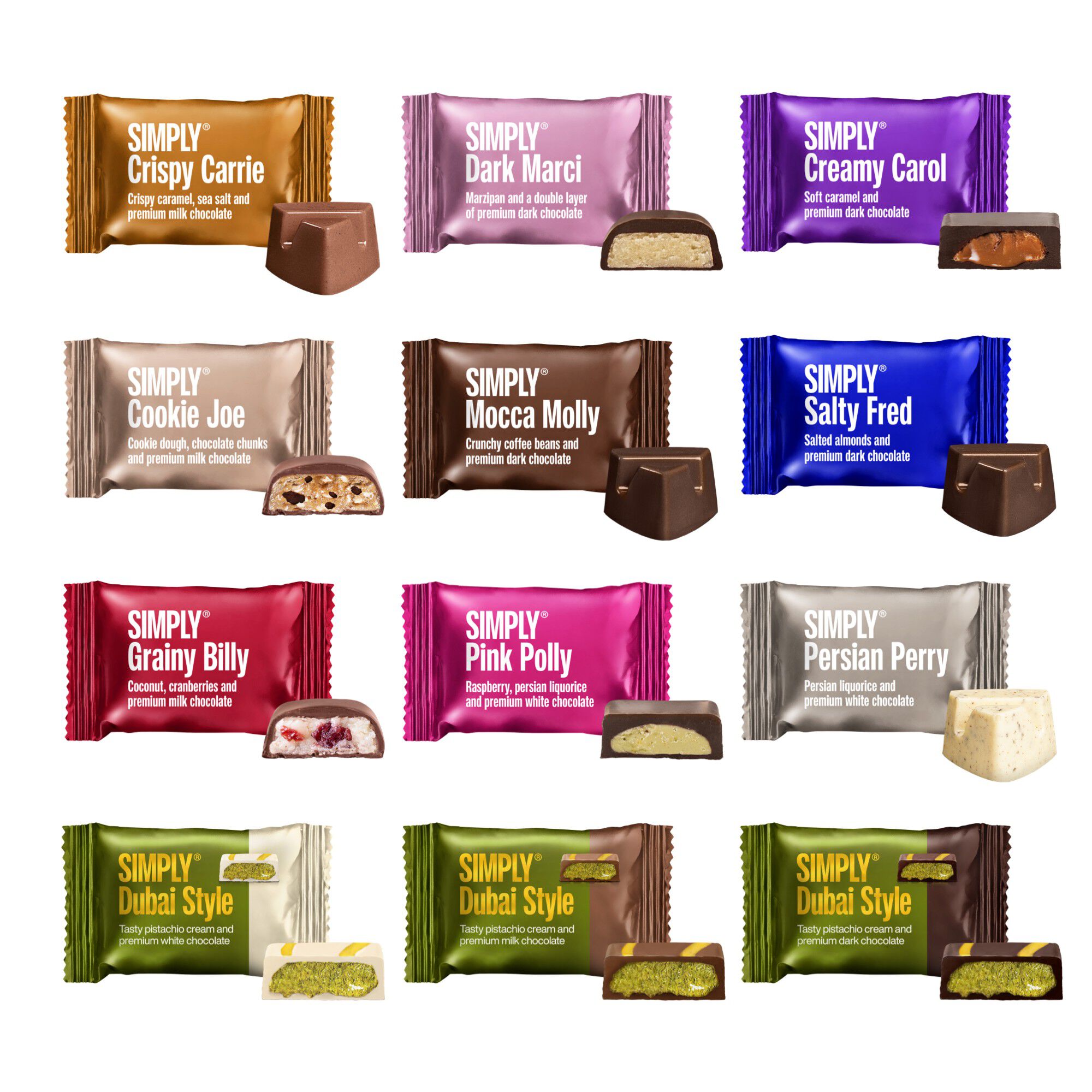 Simply&reg; CHRISTMAS TREE chokolade&aelig;ske (300g)