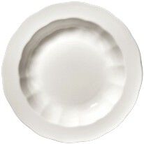 PASTA PLATE M 01 WHITE SILHOUETTE