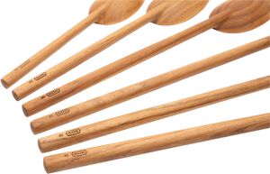 Grydeske, teak, 25 cm