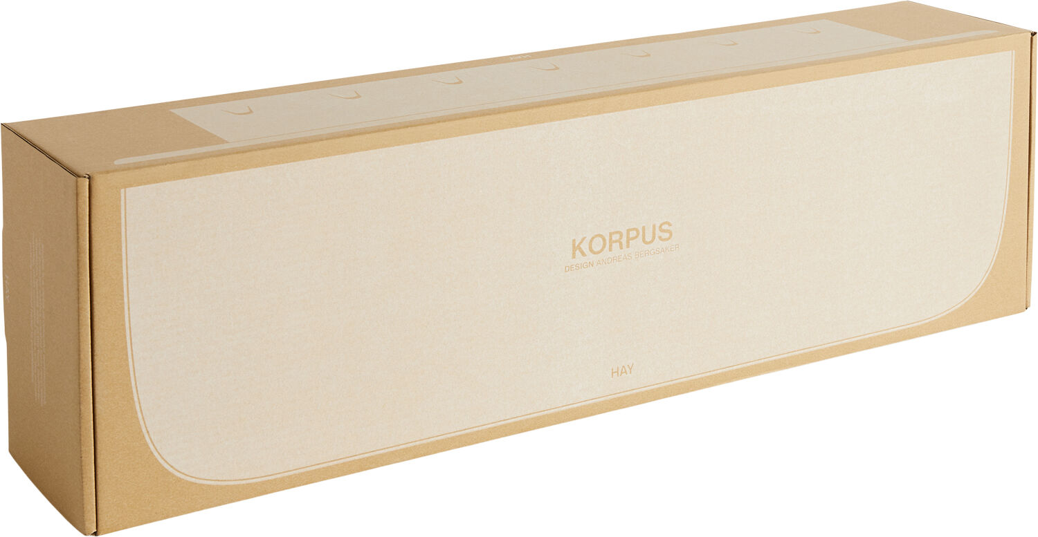 Korpus Shelf-Large 7 hooks-Cream po