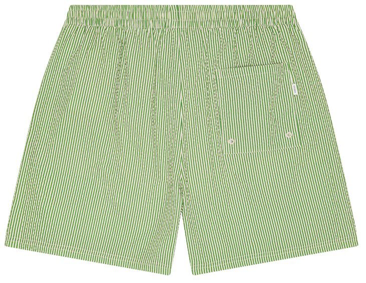Stripe Seersucker Swim Shorts