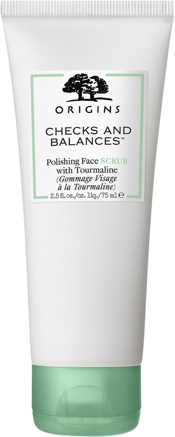Checks and Balances Polishing Face Scrub with Tourmaline