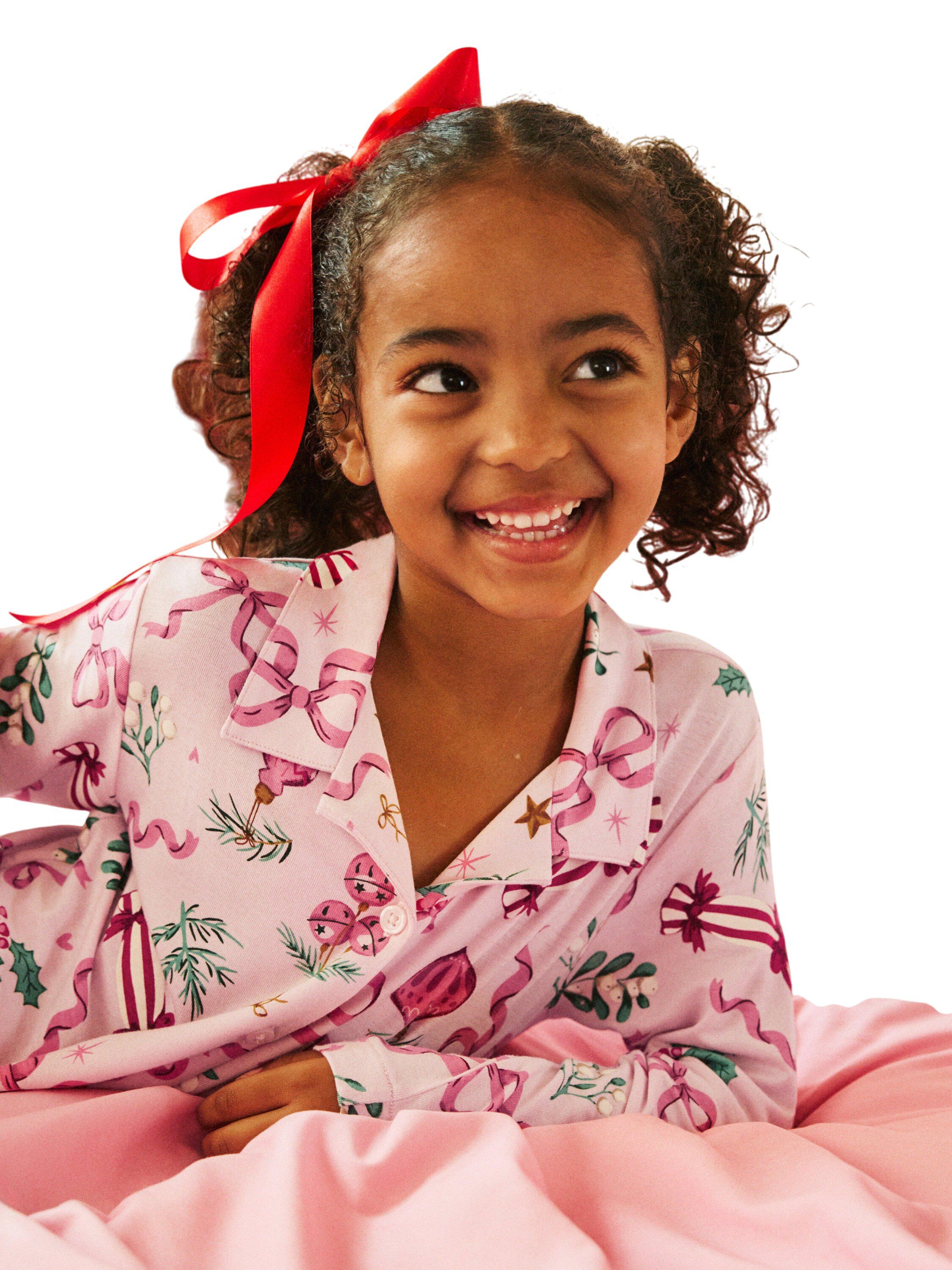 Soft pyjama set with a shirt and ma