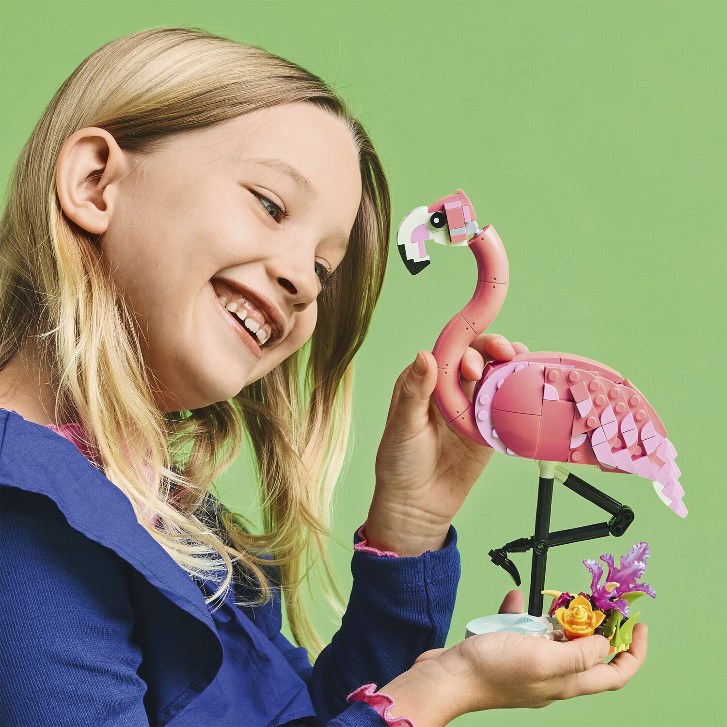 Vilde dyr - Pink flamingo 31170