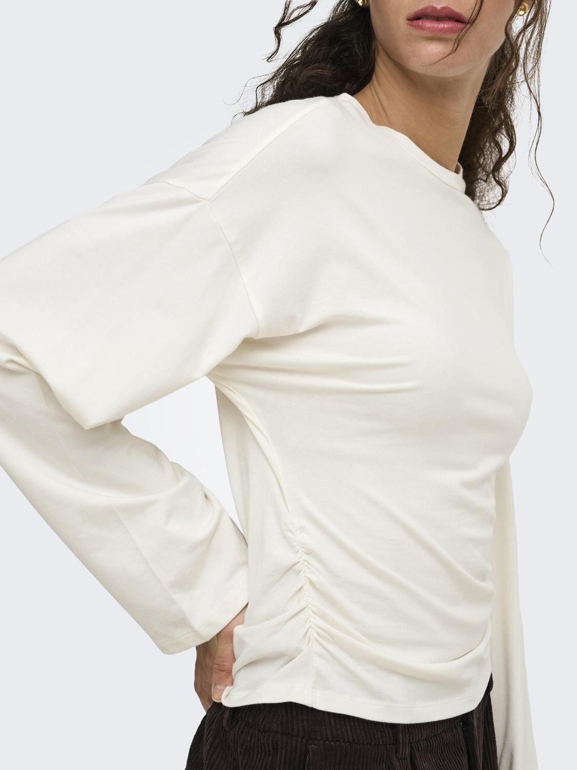 Onlmist Ls O-Neck Top Jrs