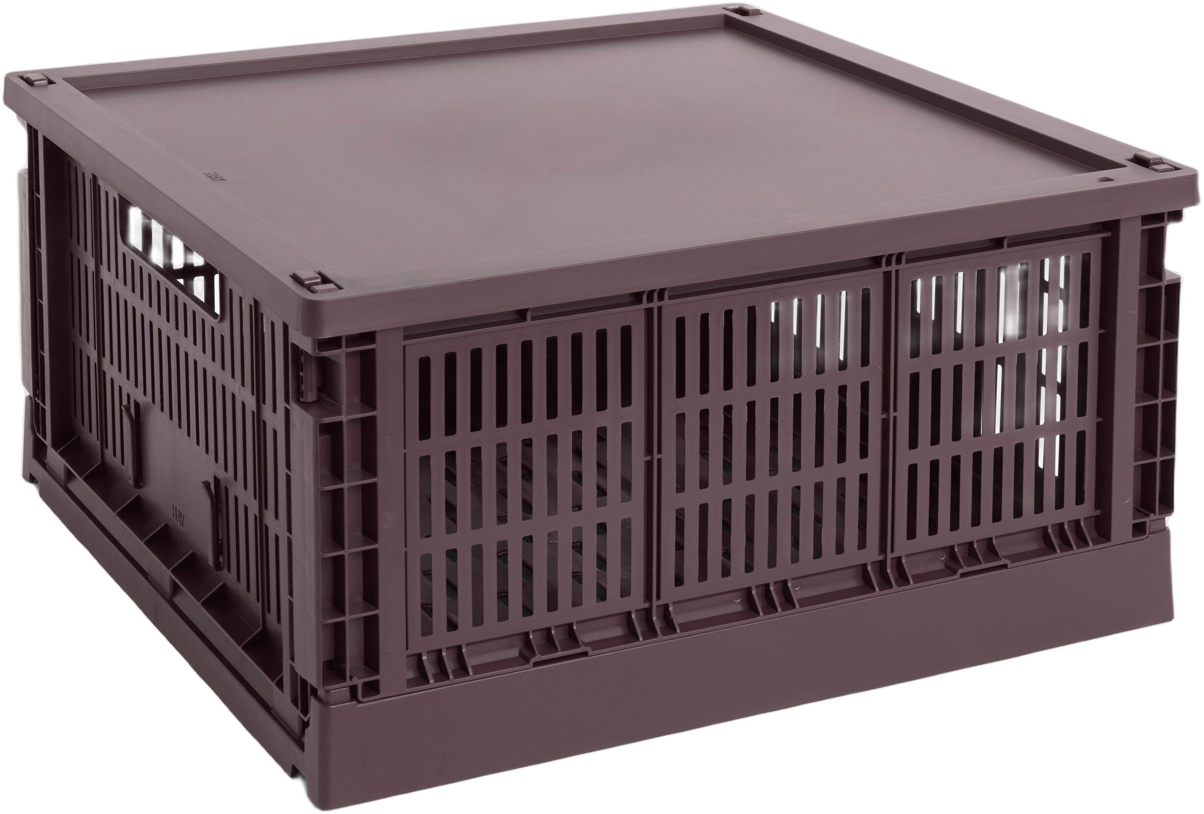 HAY Colour Crate Lid Plastic-Large Square-Sage green