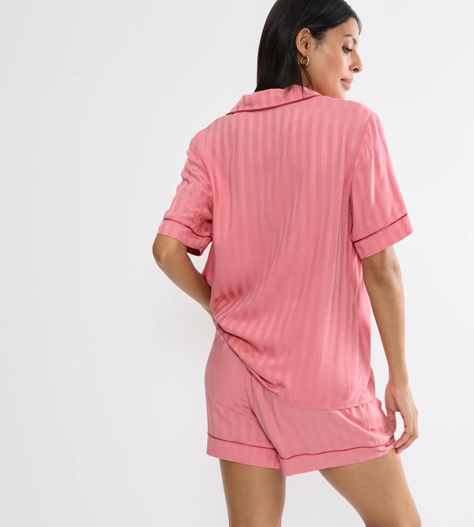 Amourette Jacquard Boyfriend Shirt