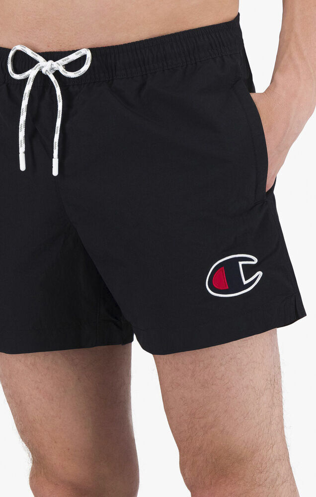 Satin C Logo badeshorts