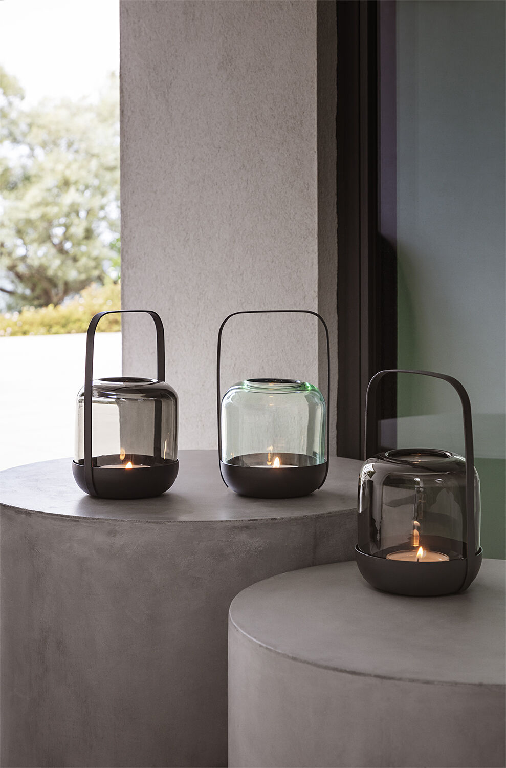 Acorn lanterne Mint green