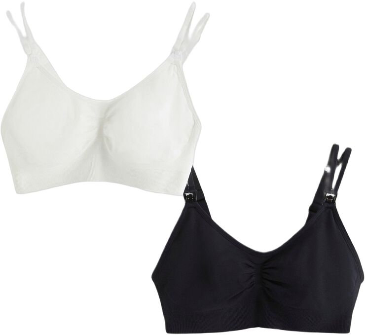 2-pak med MOM amme-bh uden sømme