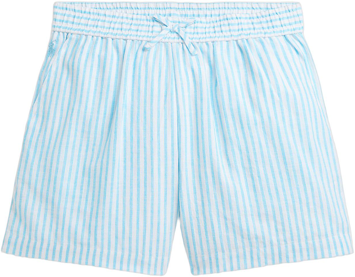 Cotton-Linen Stripe Short