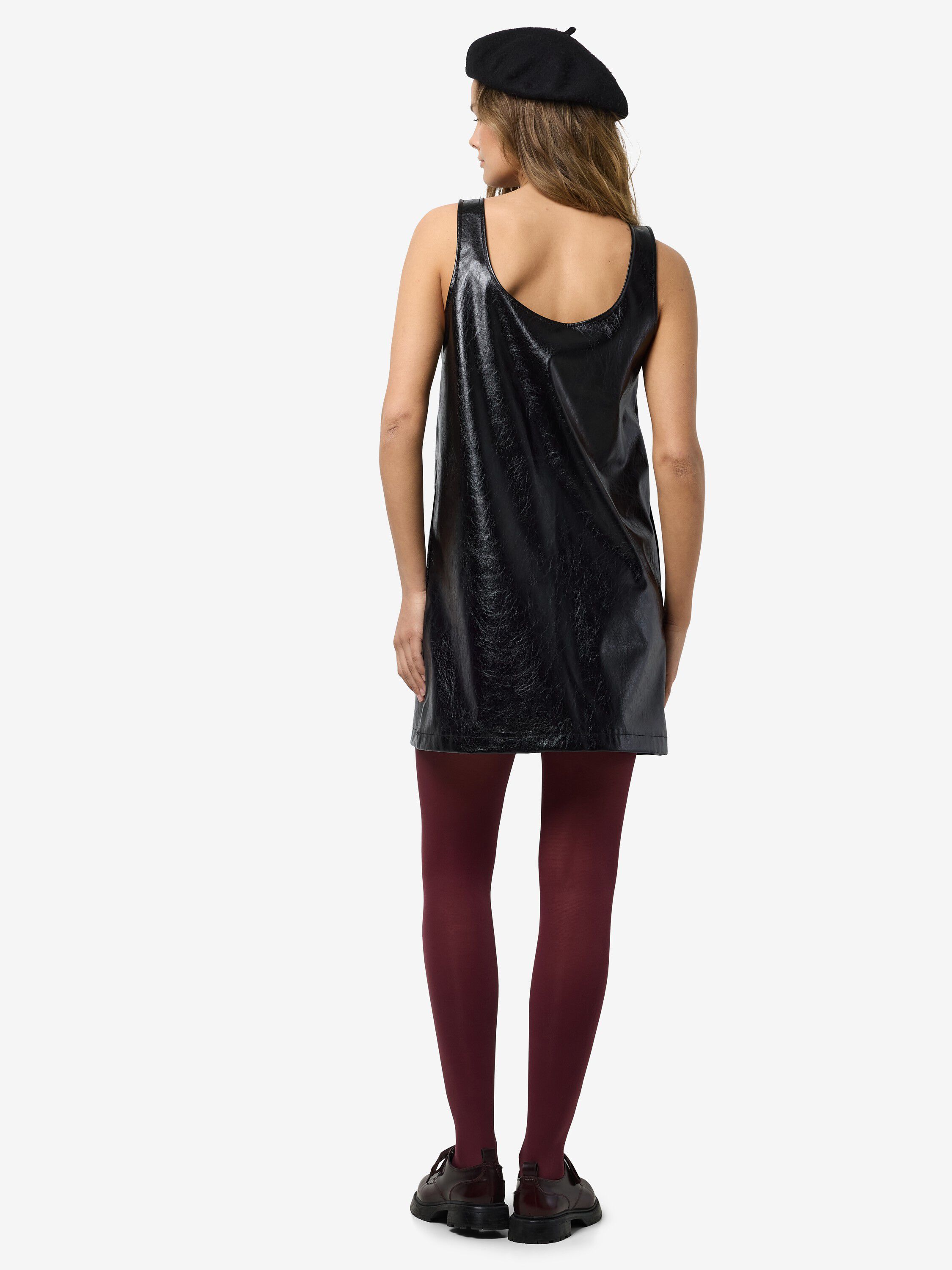 NMKANE PINAFORE VINYL DRESS