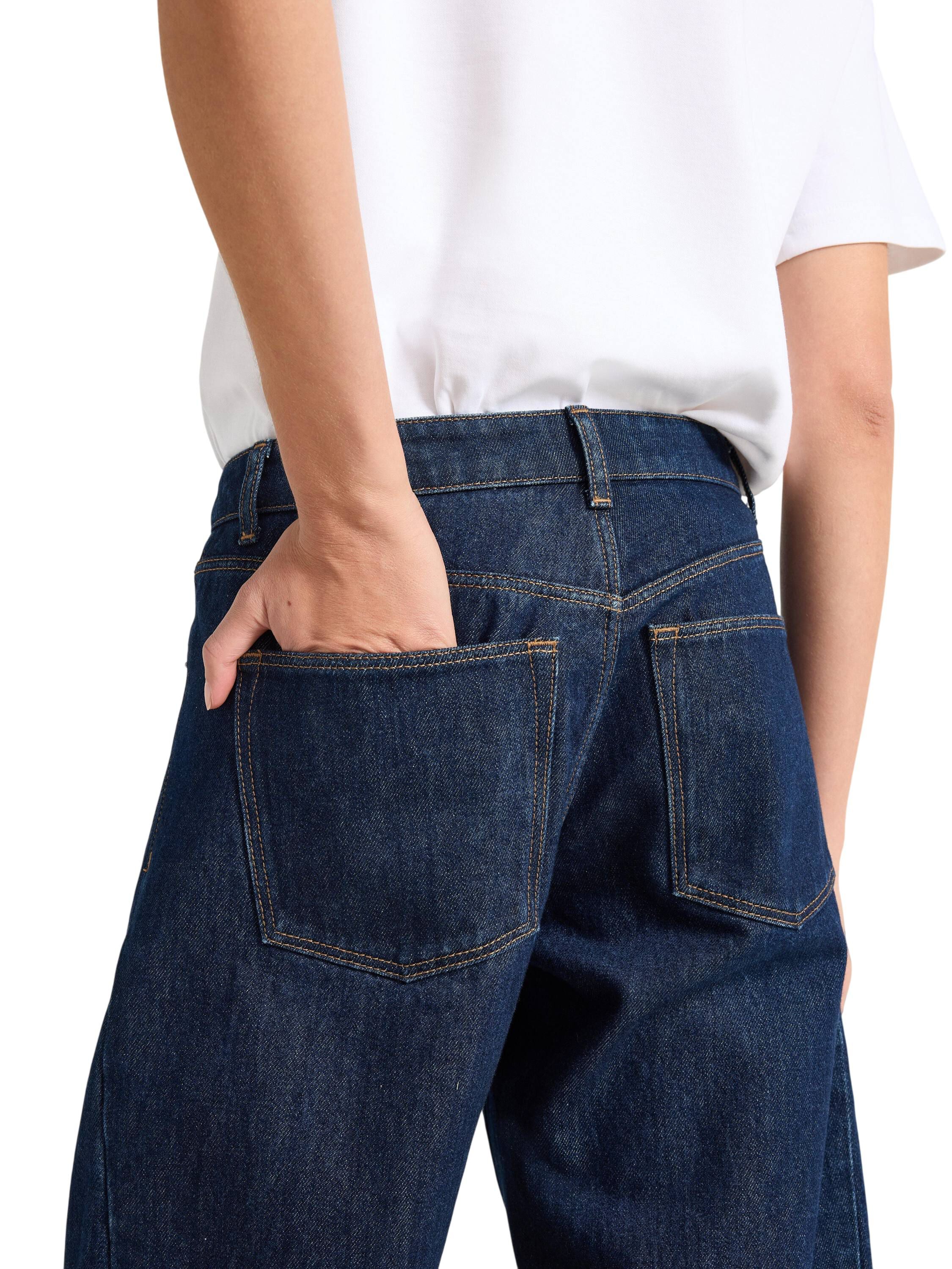 Trousers denim Barrel rinse