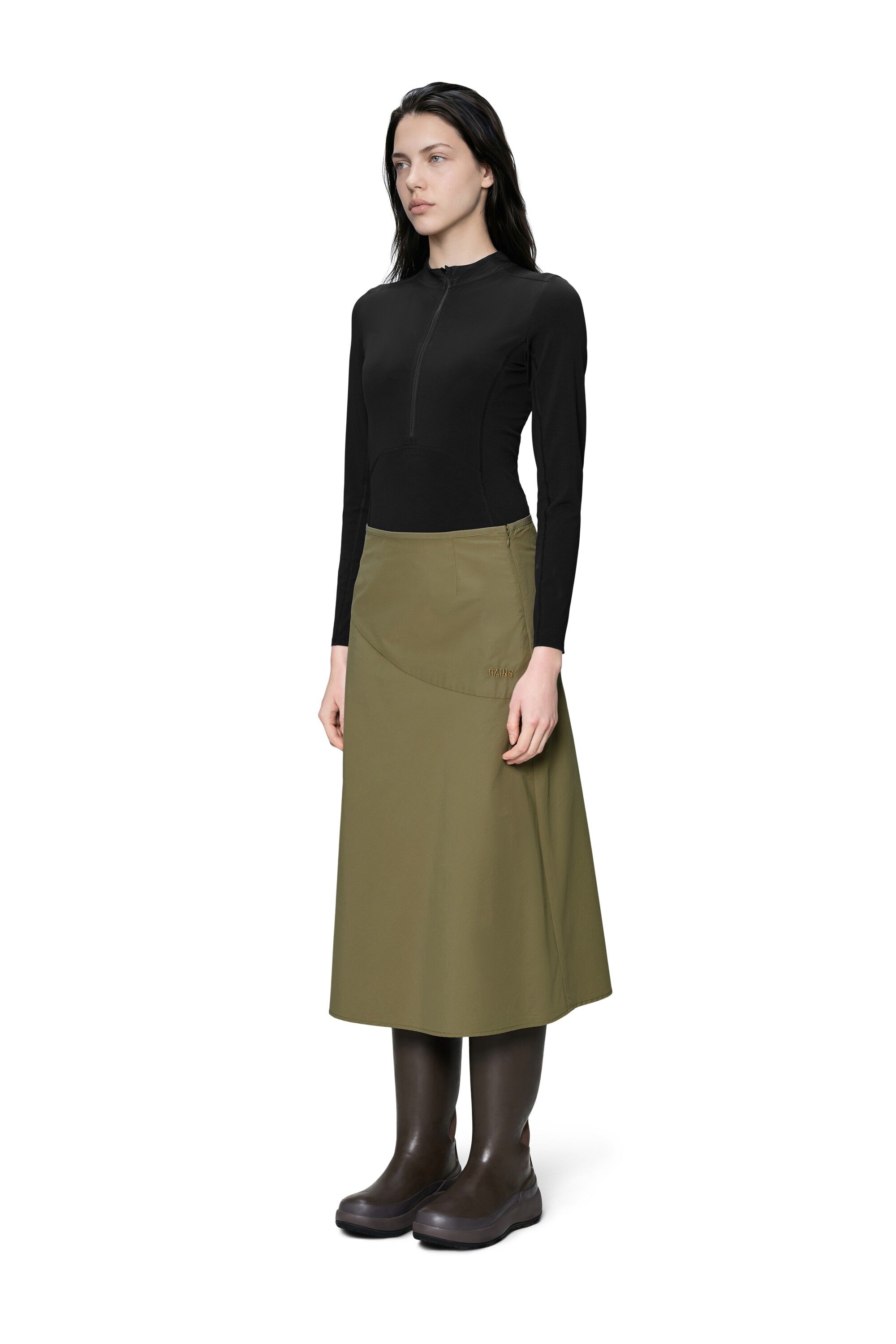 Light Woven W Skirt