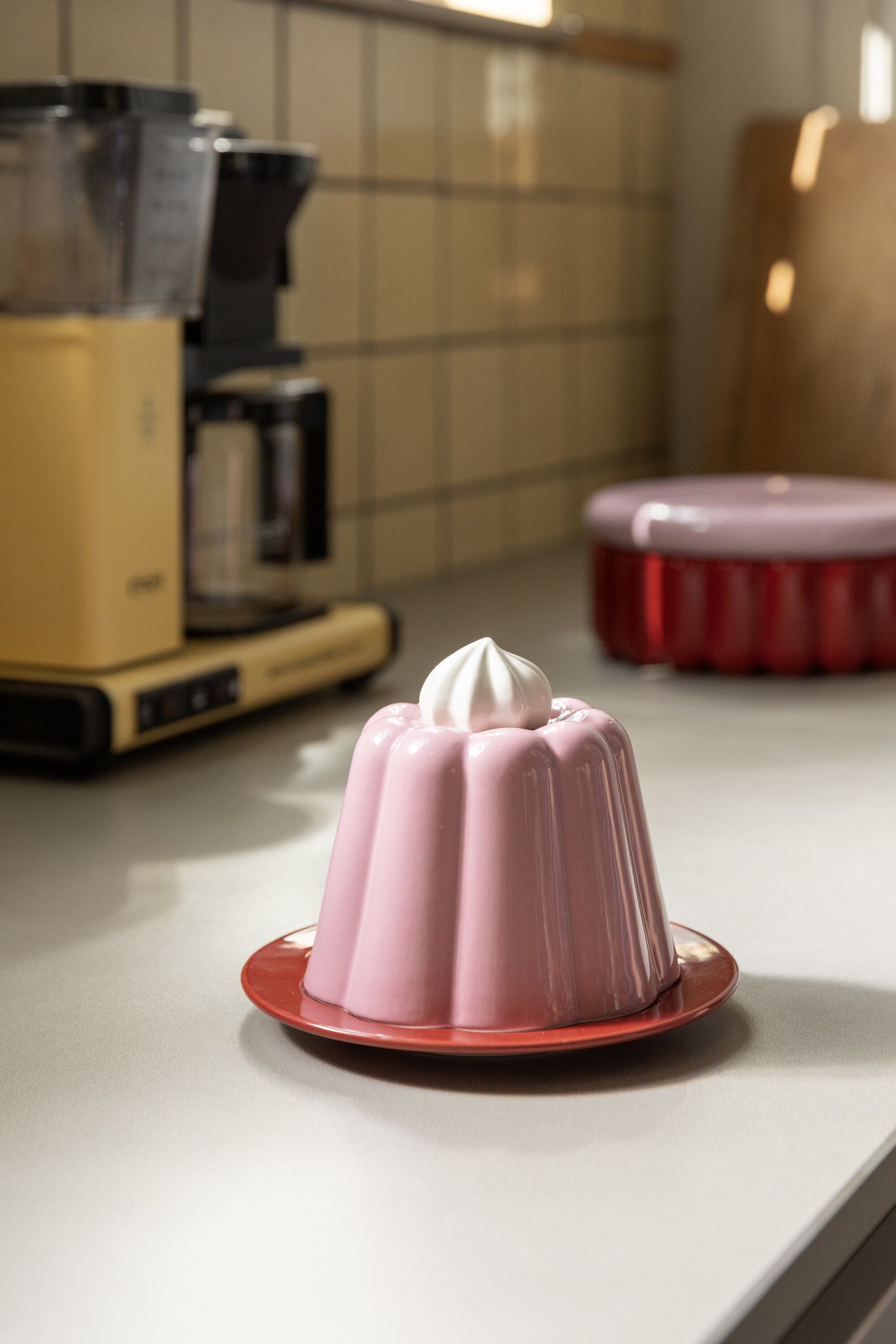 Cloche pudding pink