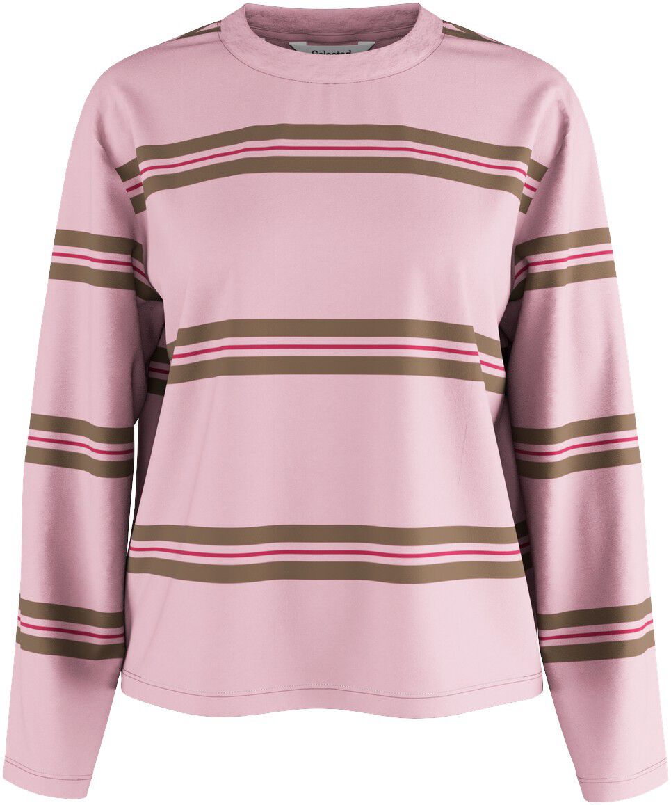 SLFBOXY-LUMA LS O-NECK TEE