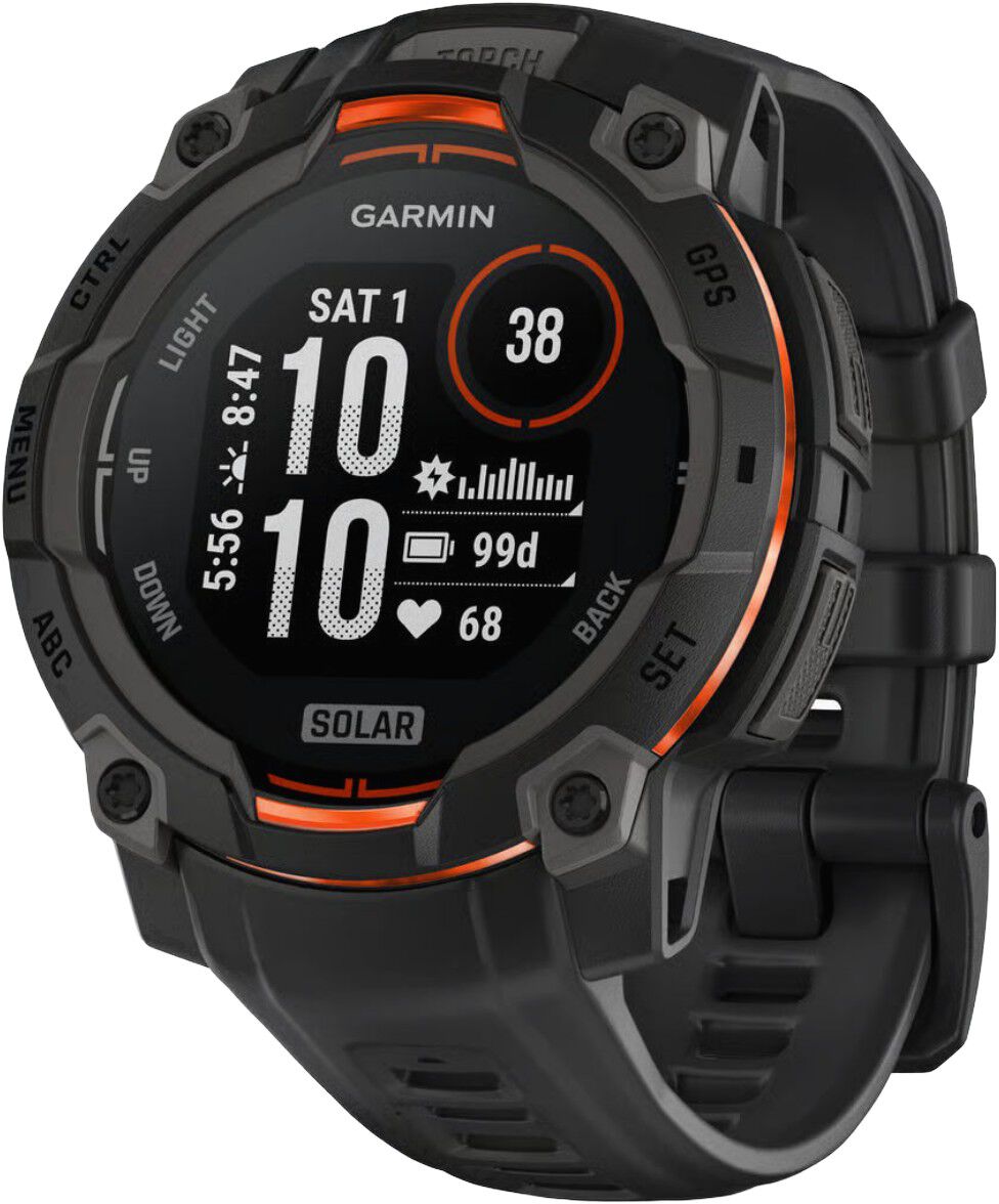 INSTINCT 3,45MM,SOLAR,BLACK BE GPS Ur