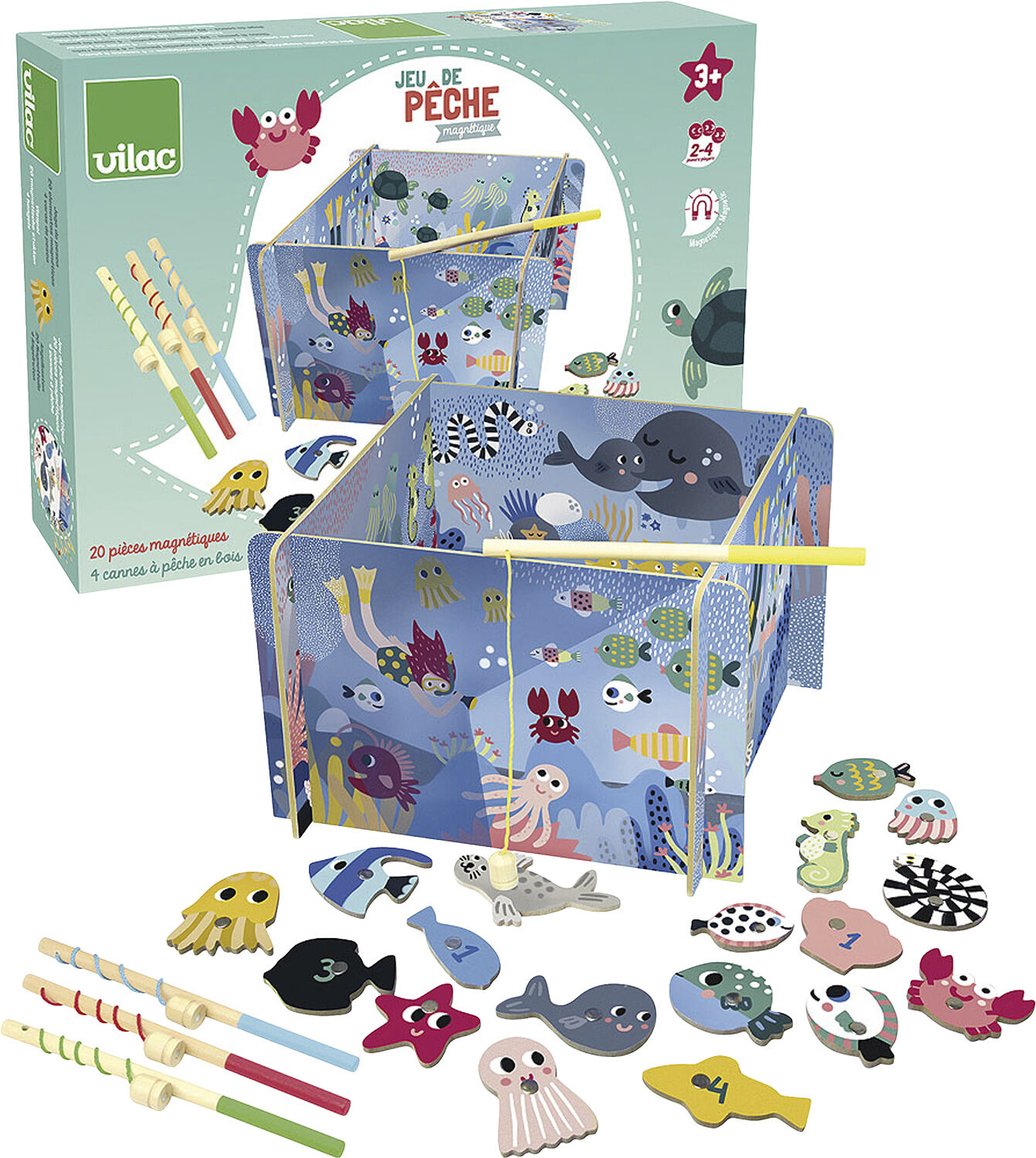 Vilac - Fiskespil i tr&aelig; af Michelle Carlslund