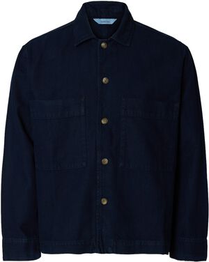 SLHRELAXED PAZ DB 803 DENIM OVERSHI