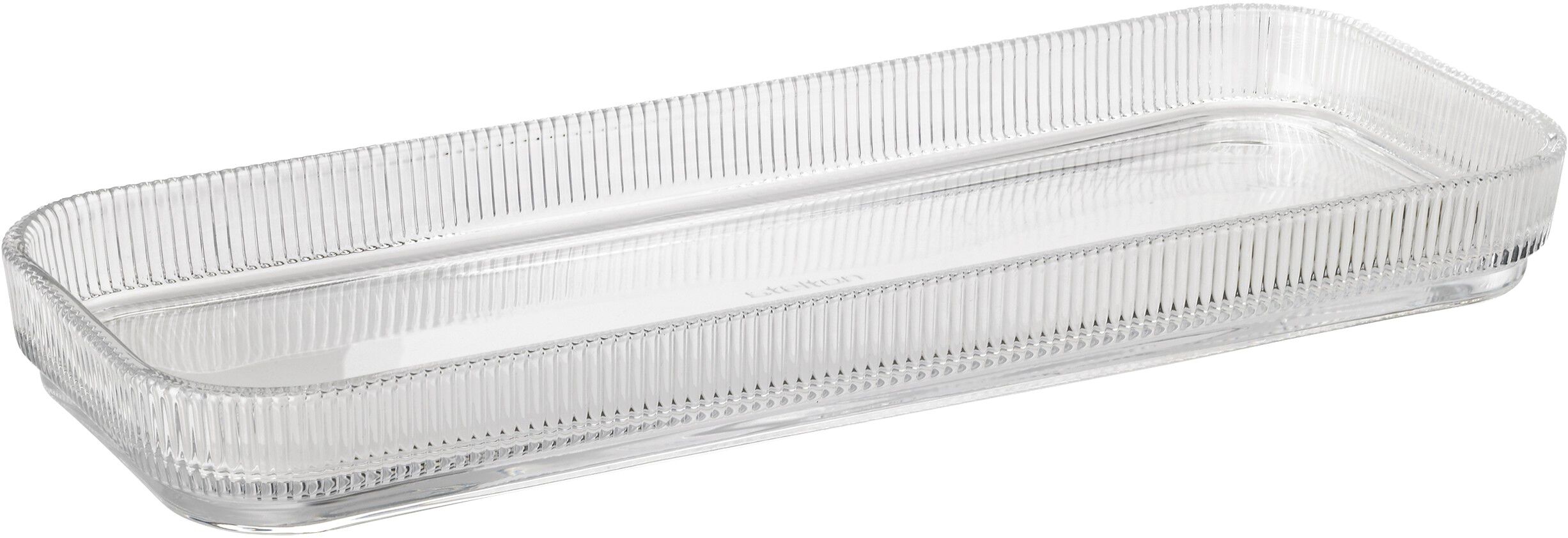 Pilastro serveringsfad L 36 cm clear
