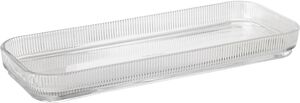 Pilastro serveringsfad L 36 cm clear