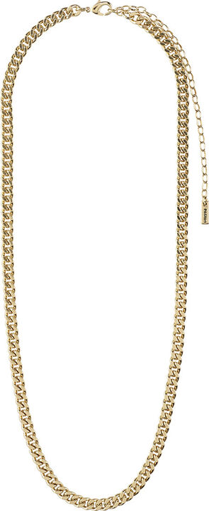 Halskæde, Fuchsia, Guldbelagt