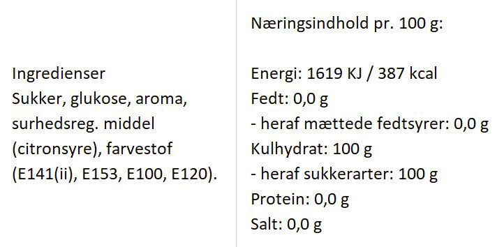 Mumrik bolcher med smag af &aelig;ble Mumi