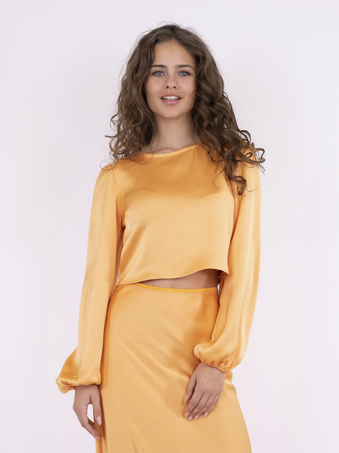 Aura Heavy Sateen Blouse