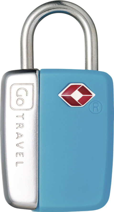 TSA Secure Key Padlock Blue