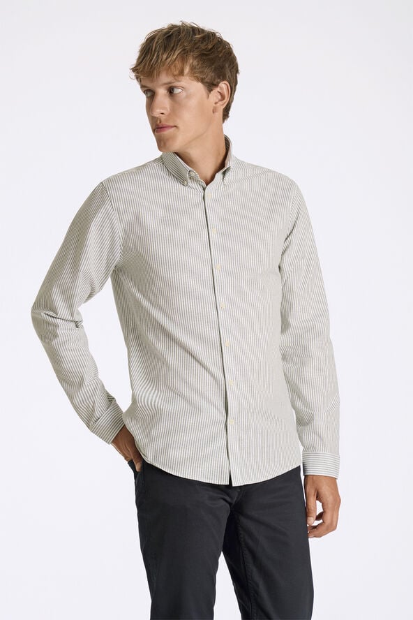 Striped superflex oxford L/S