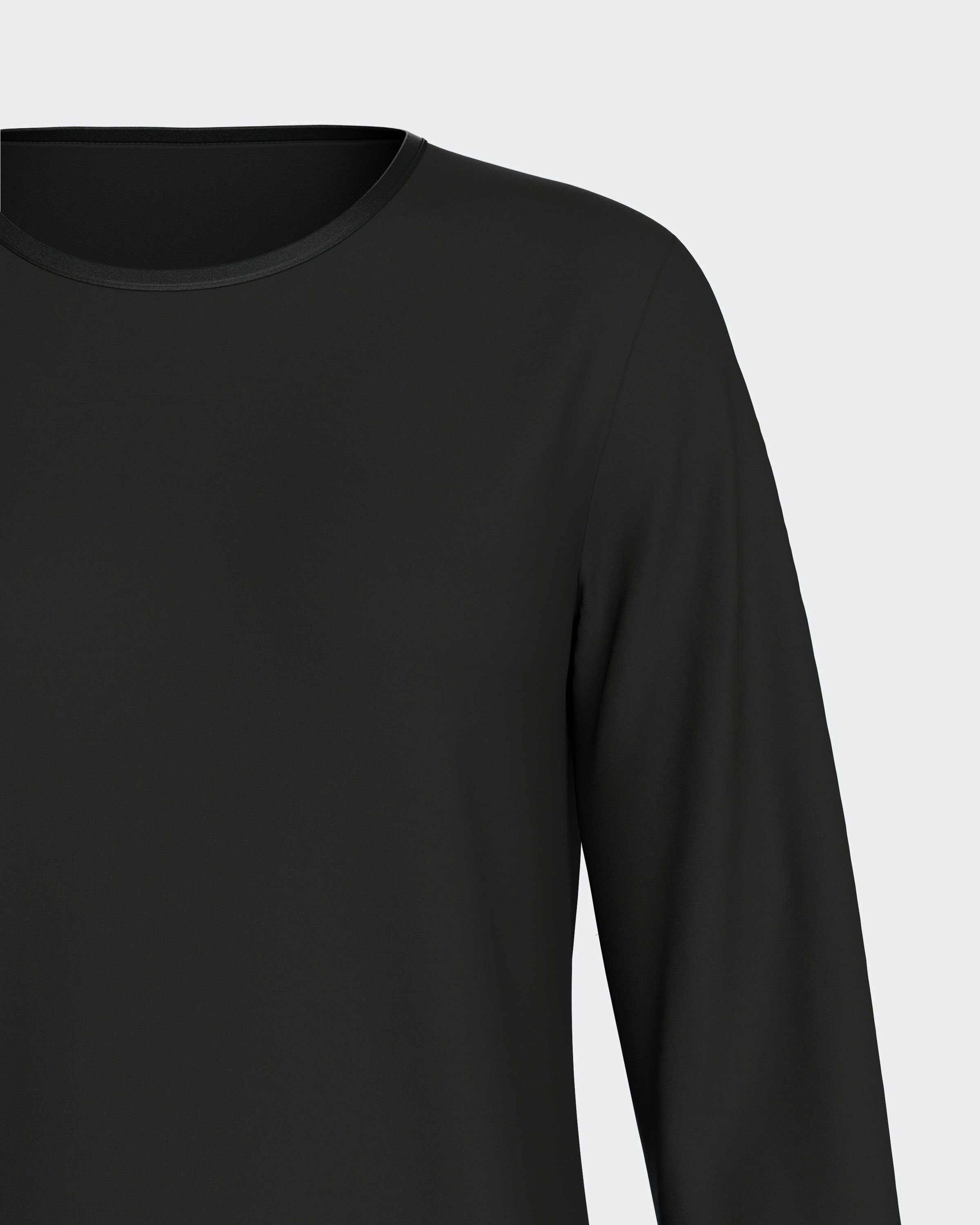 Long pyjama set with elastic waistband