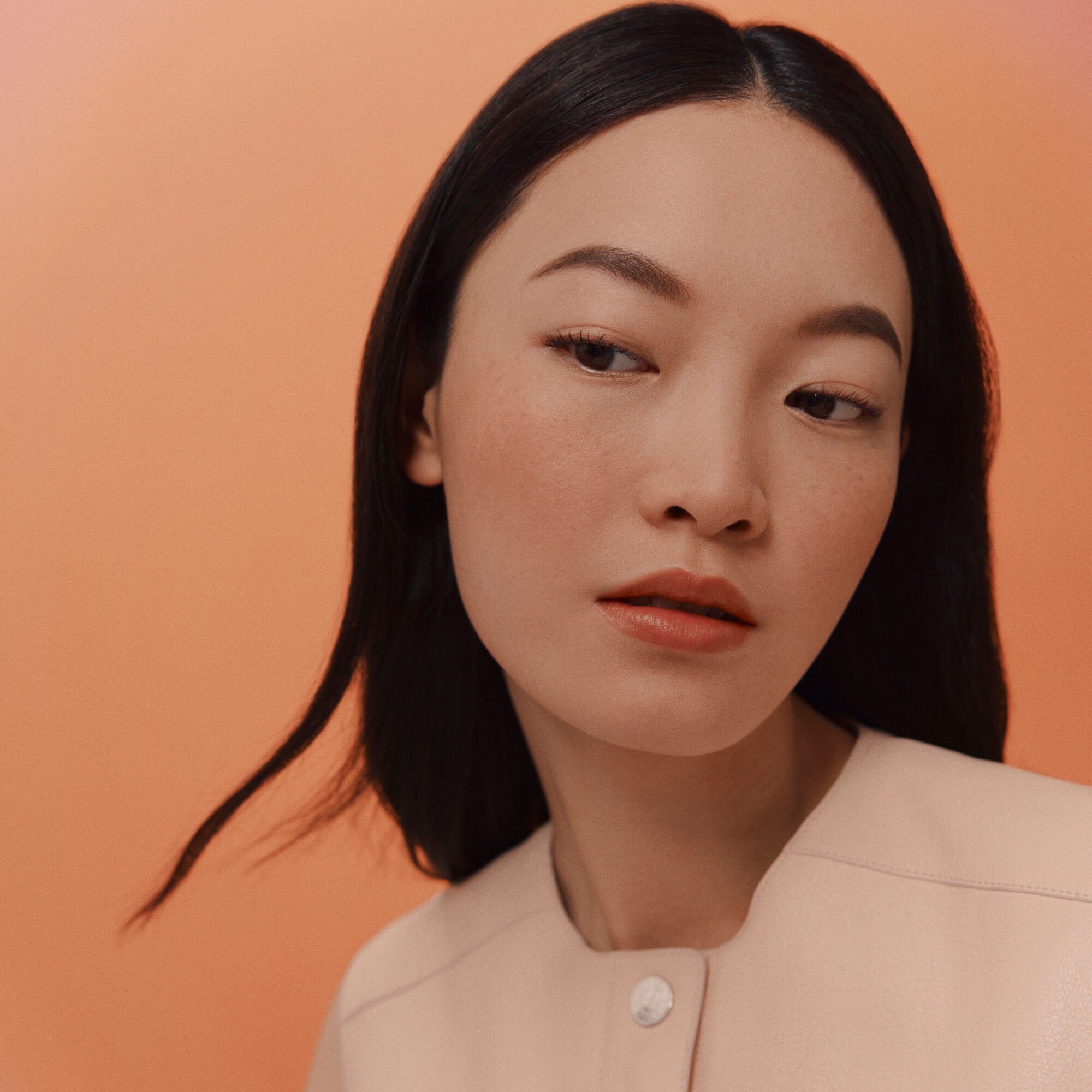 Rouge Herm&egrave;s Satin Lipstick 14 Beige Cocktail