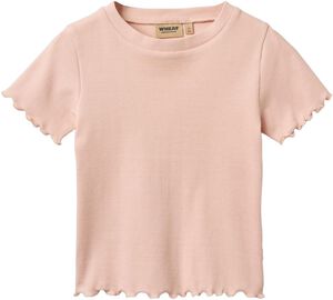 Kort&aelig;rmet Rib T-shirt Alicia