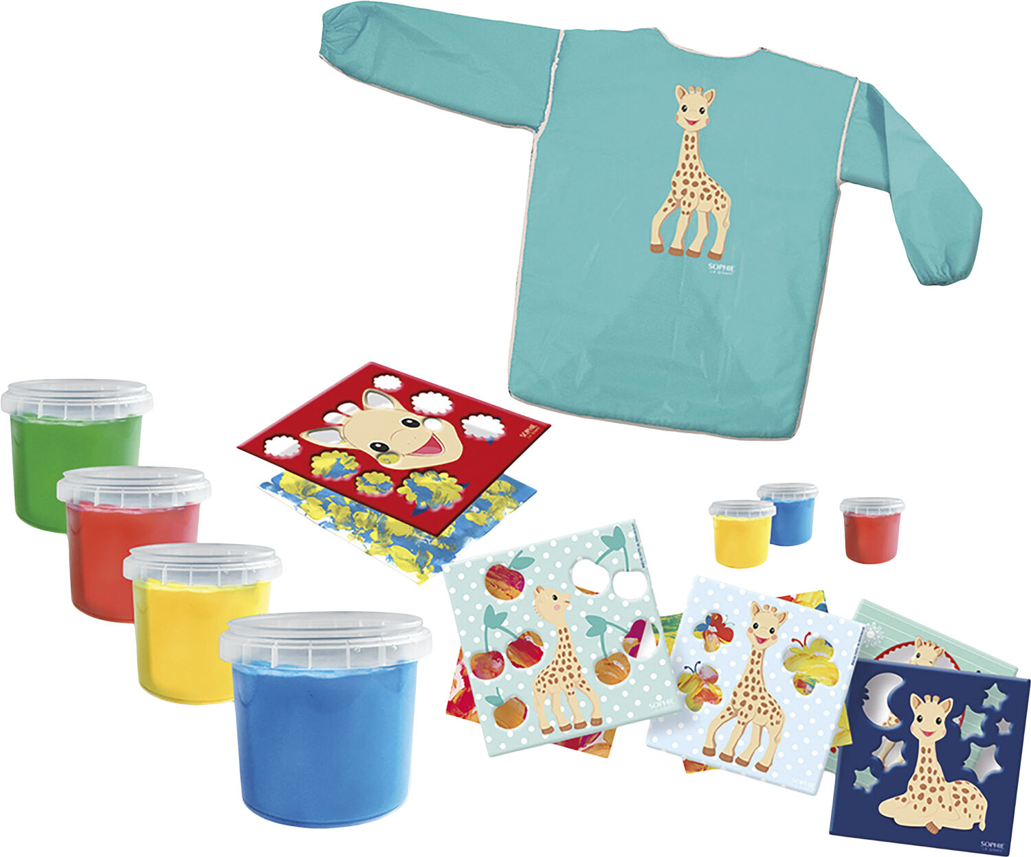 SES Creative - Sophie la girafe - Fingermalings&aelig;t