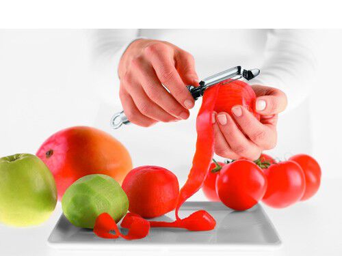 Tomatskr&aelig;ller/kiwiskr&aelig;ller 20 cm St&aring;l