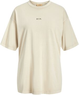 JXSANDRA LOOSE SS WASH TEE JRS