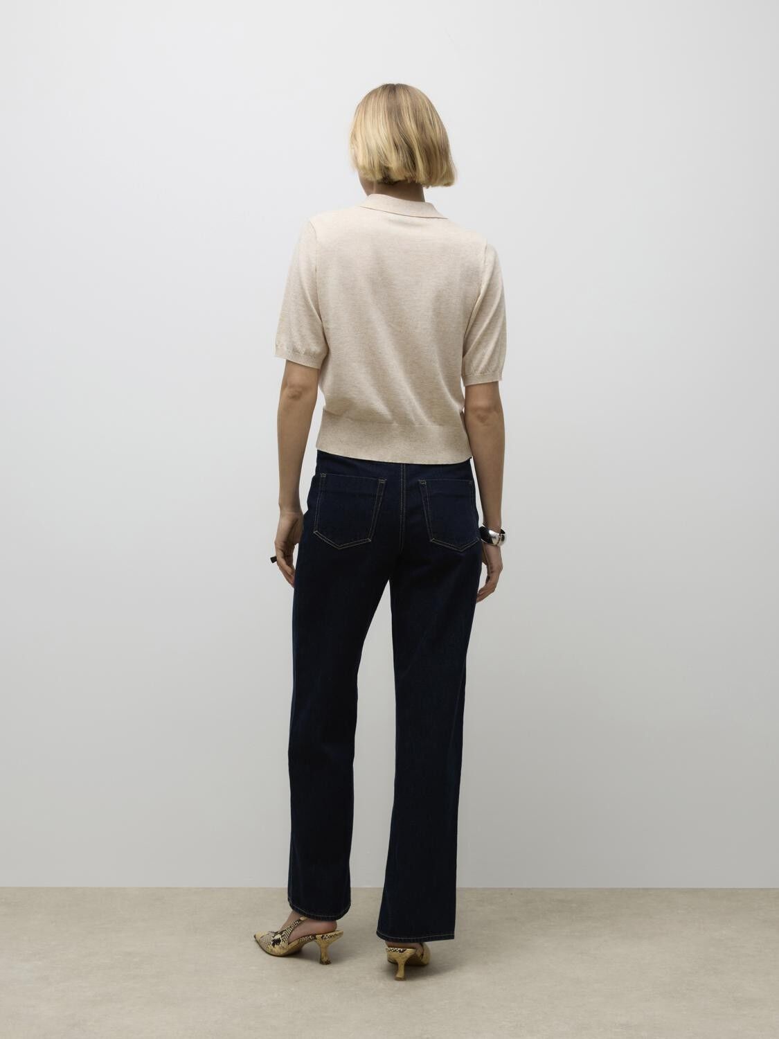 AWSIKITA SS O-NECK POLO KNIT