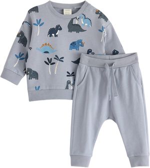 Matching set in soft cotton jersey