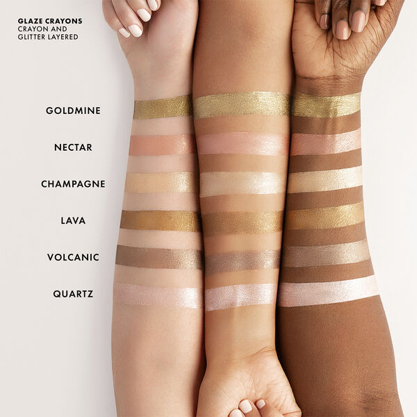 ICONIC LONDON Glaze Crayon, Goldmine, Gold