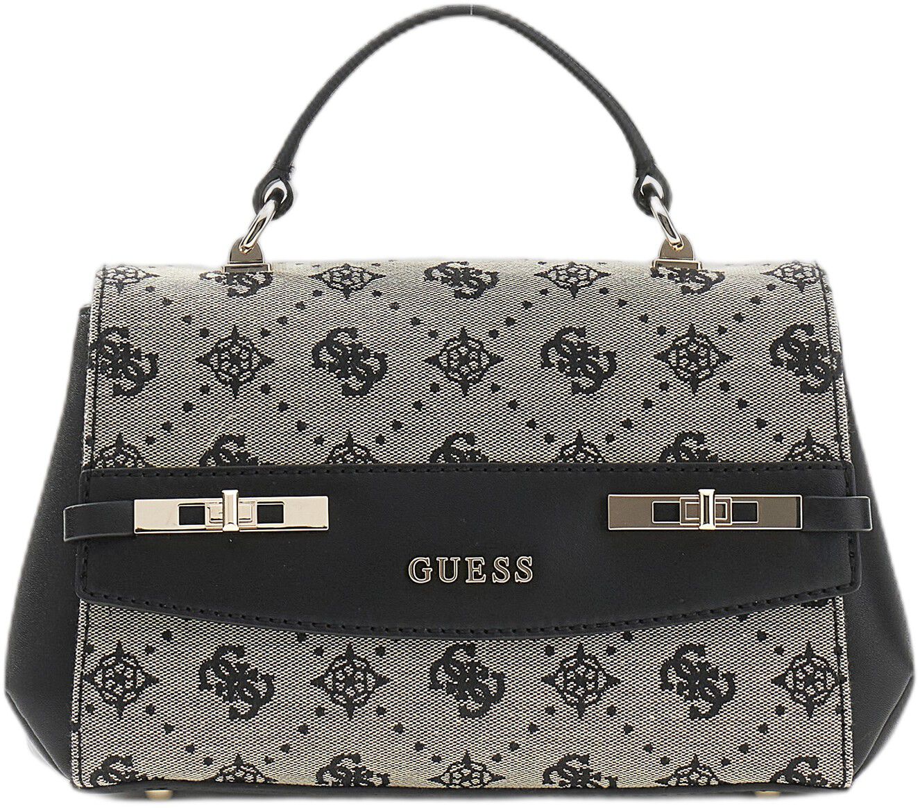 MELINDA LOGO TOP HANDLE FLAP