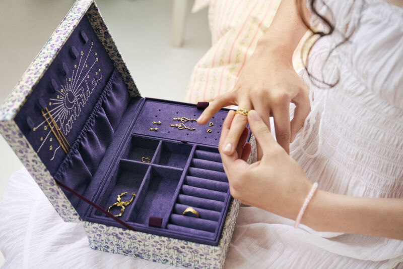 Margaret Jewelry Box Purple Heart