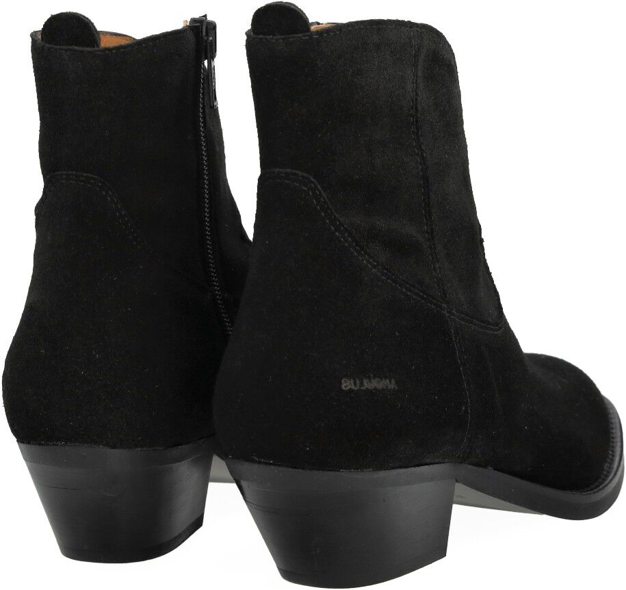 Cowboyst&oslash;vle med dekorative stiknin