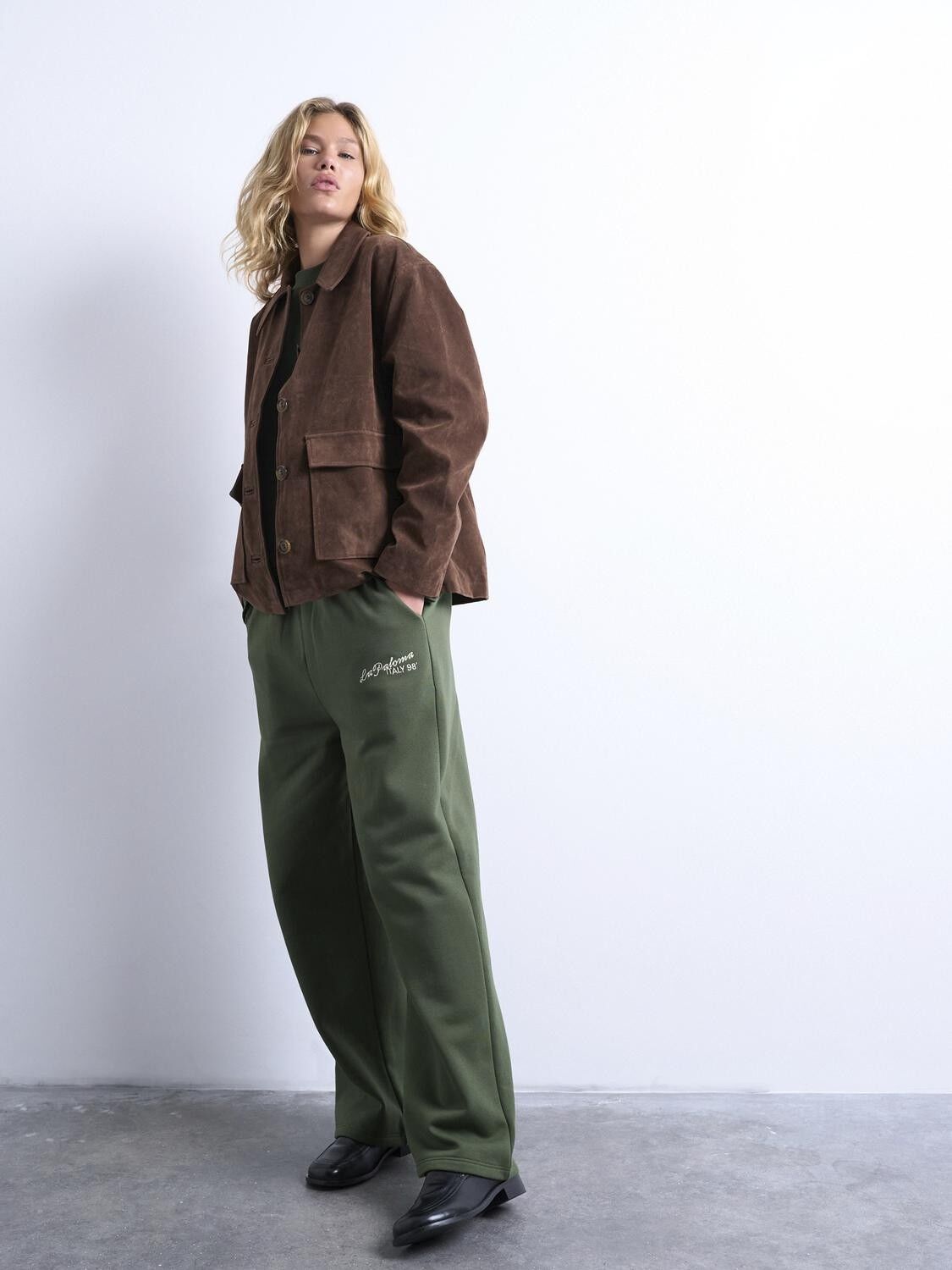 TSPALOMA EMB JOGGERS JSR - COTTON