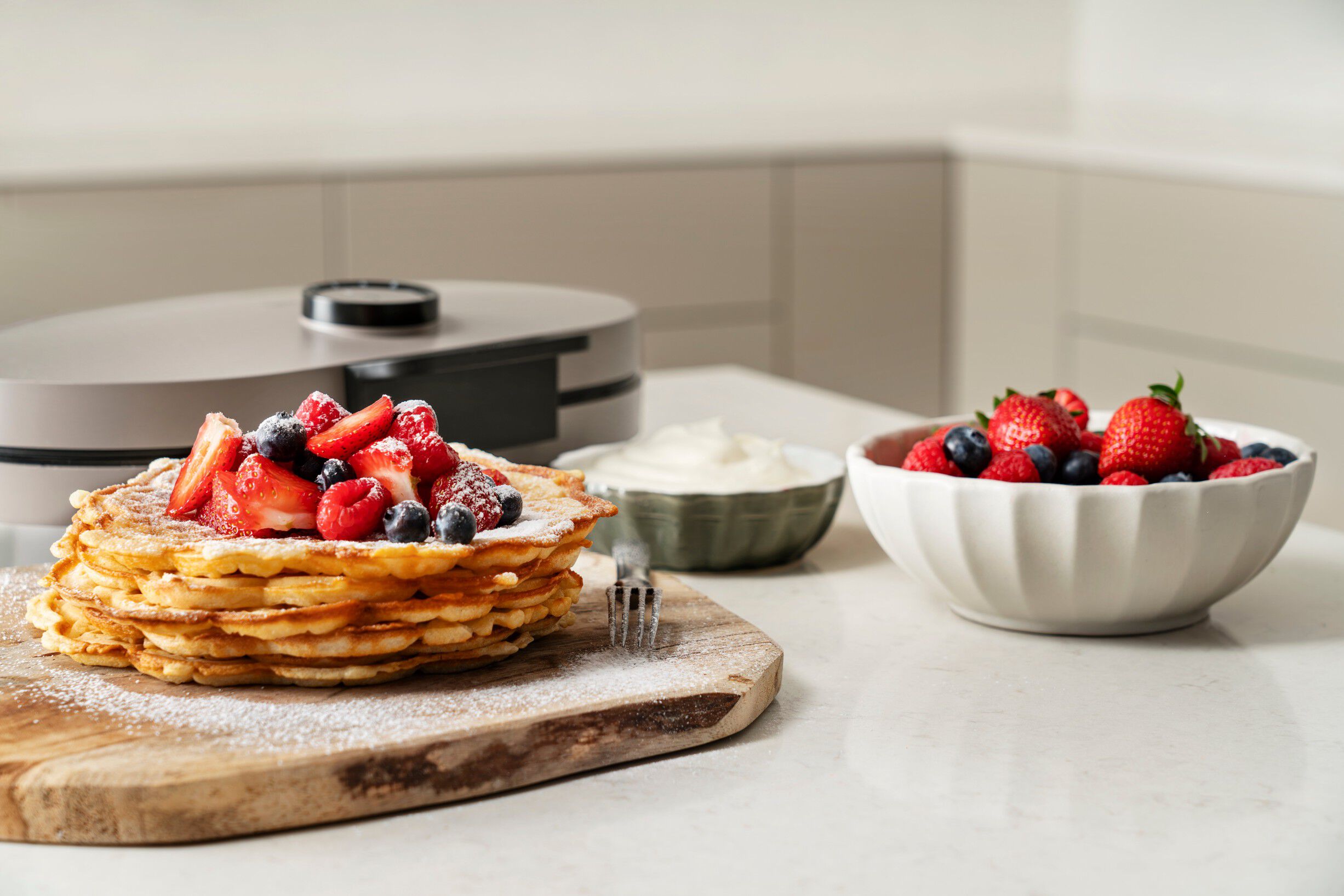 Electa Vaffeljern Dobbelt 2 Vafler Gr&aring;