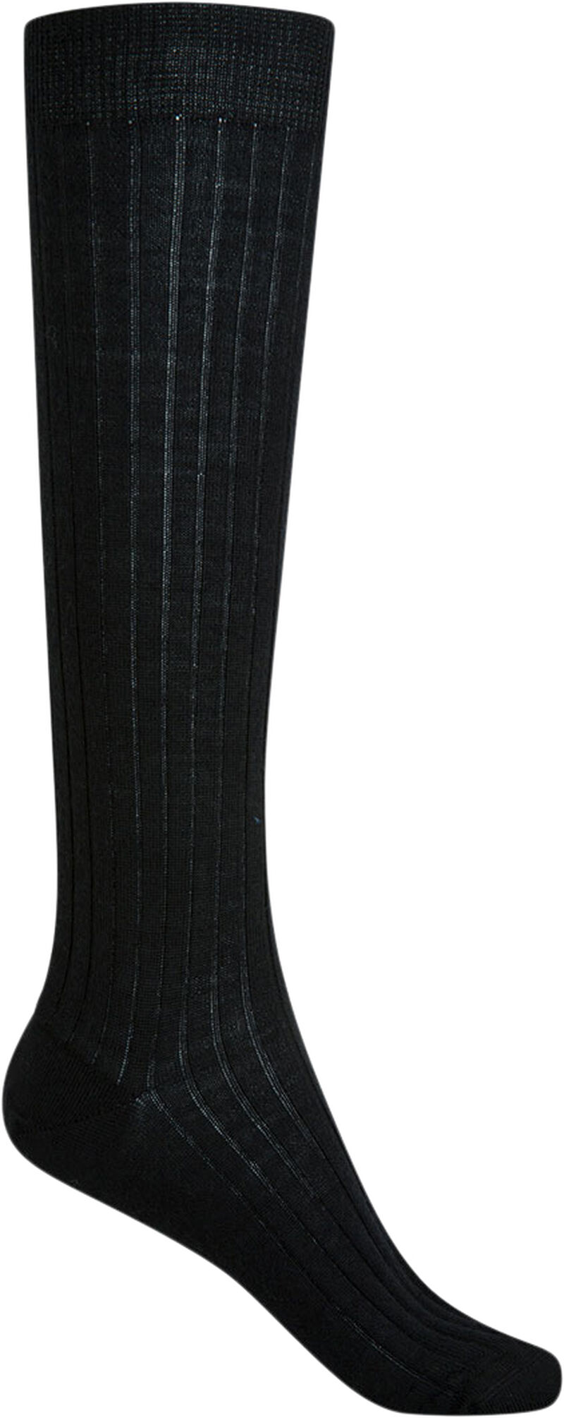 100% Ribbed Wool High Socks