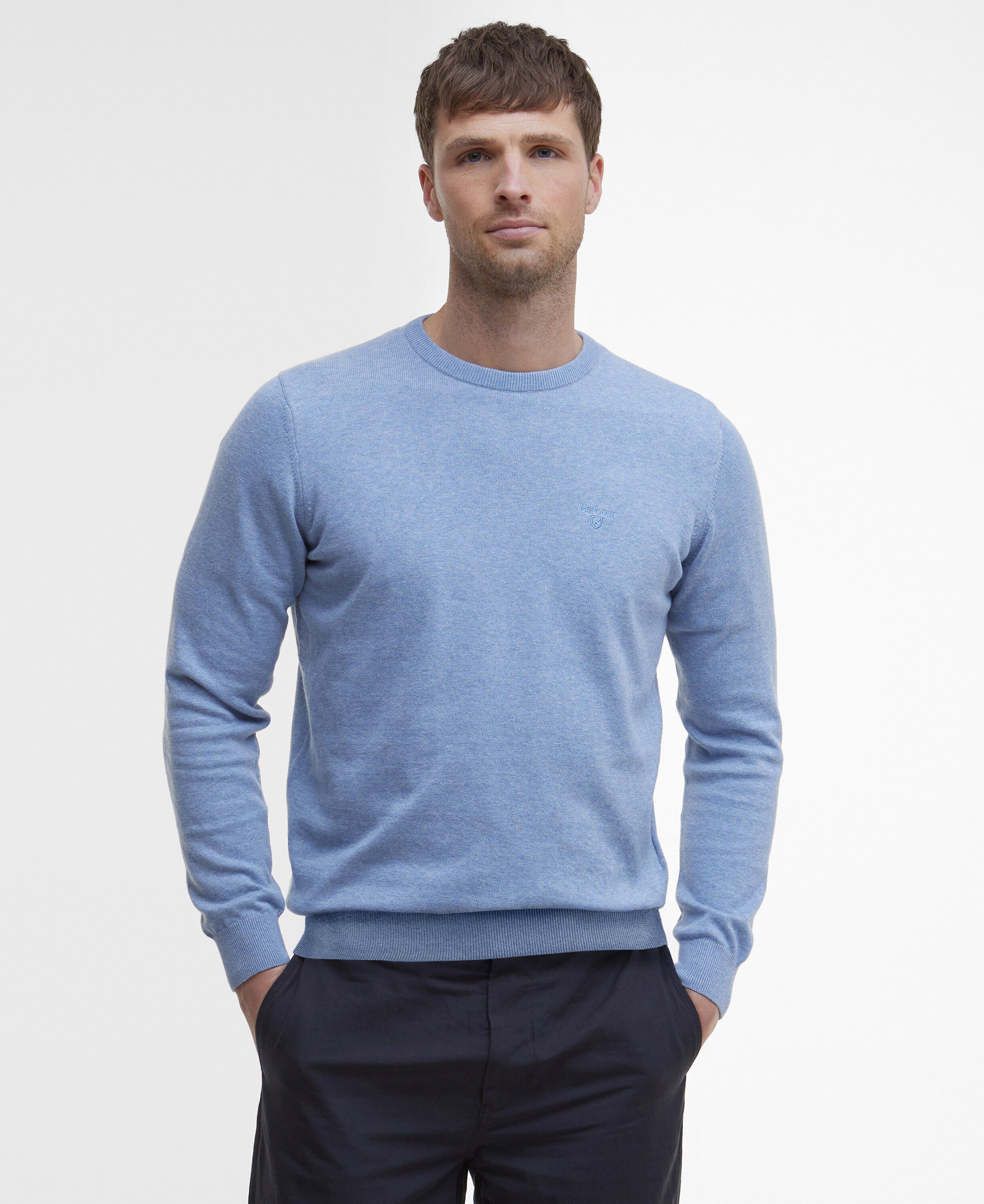 Barbour Pima Cotton Crew Neck Sweat